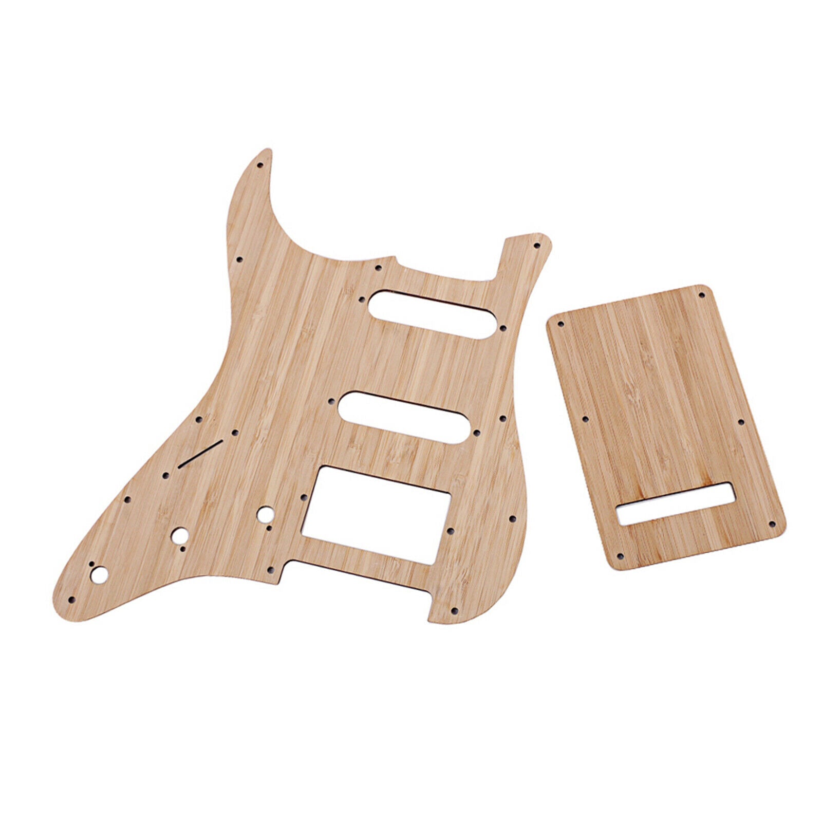 Bamboo Pickguard Scratch Plate & BacK Plate fits ST Acoustic Guitar Parts