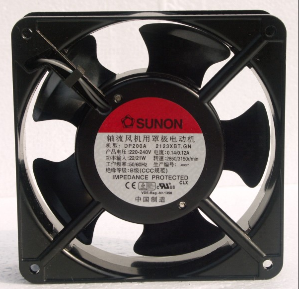 For SUnon DP200A 2123XBT.GN Axial cooling fan 120x120x38mm 230V 2850RPM