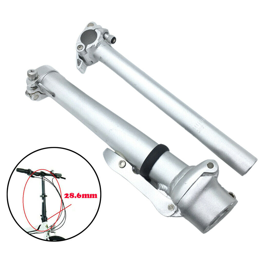 Strong Lightweight Folding Bike Stem 1-1/8" Head Tube Cycle Refit Parts