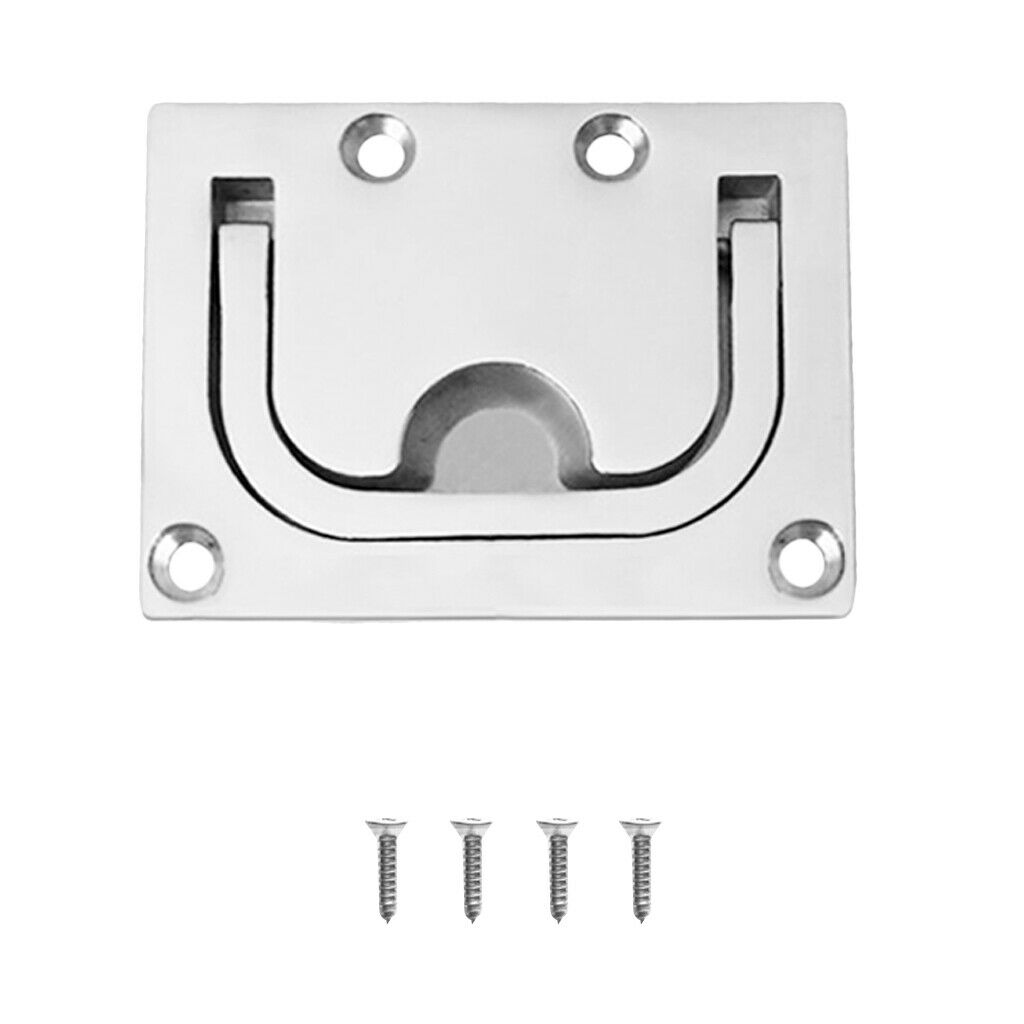 3pcs Marine-graded Stainless Steel Ring Pull Handle, Marine Flush Lifting