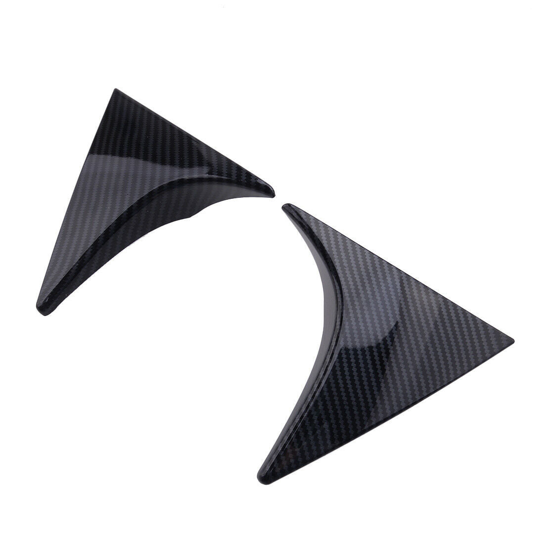 Two Rear Window Spoiler Wing Triangle Cover Trim fit for Hyundai Tucson 2016-20
