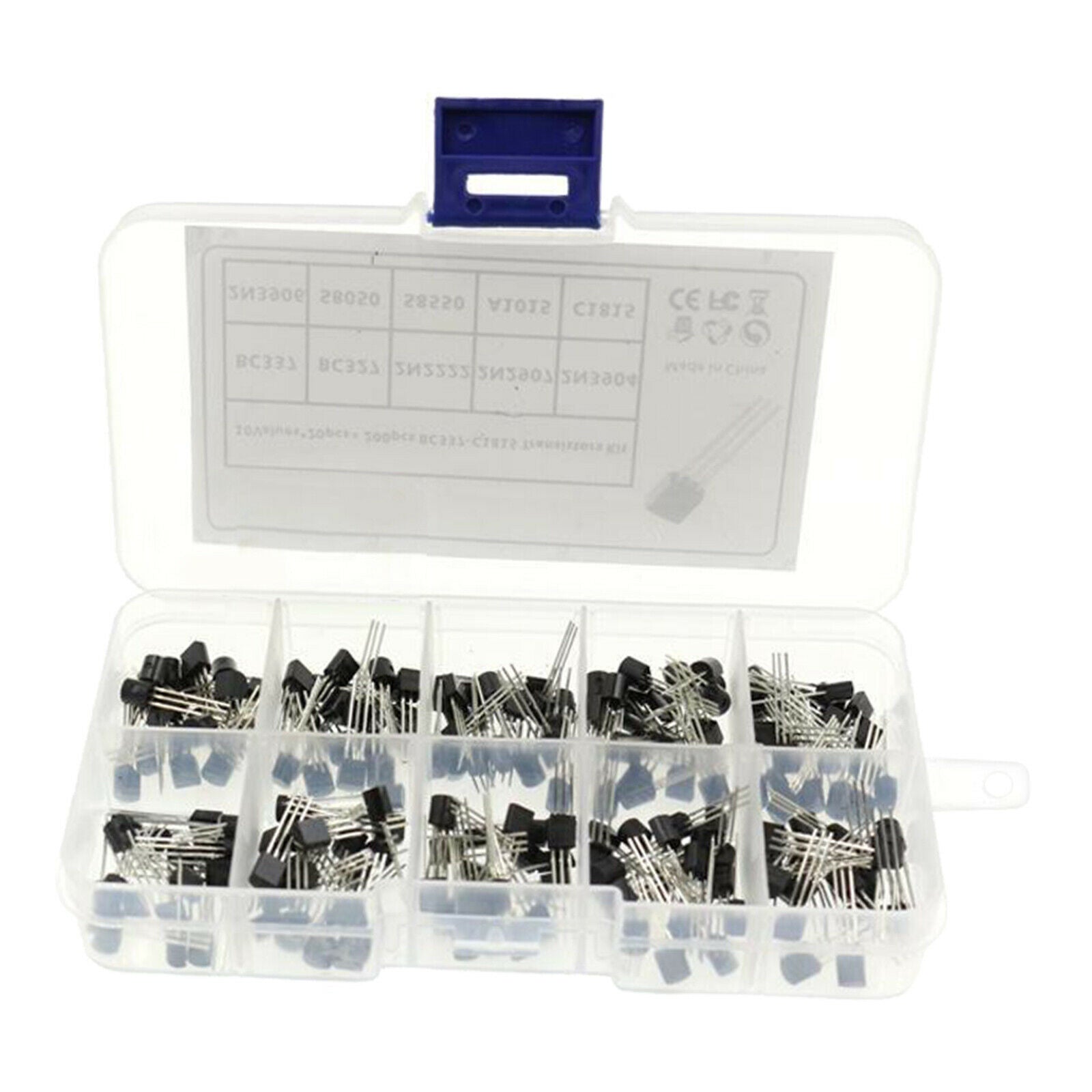 200pcs TO-92 10 Vales NPN PNP BC327 2N2907 2N3906 S8050 C1815 Transistor