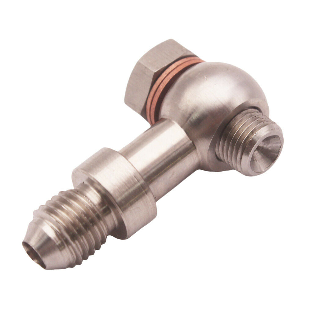 M10x1.0 4AN Turbo Aluminium Alloy Oil Feed Banjo  Kit 1.5mm Restrictor