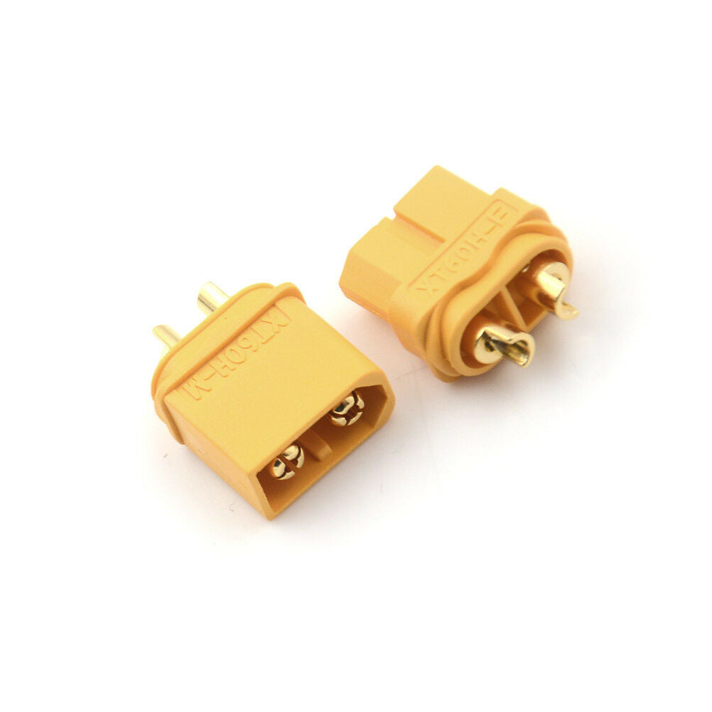 2PCS Amass XT60+ Plug Connector With Sheath Housing 1 Male 1 Femal.l8