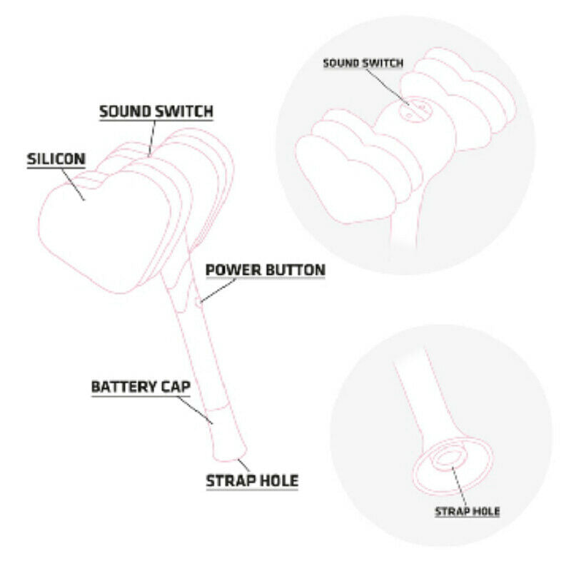 Heart Shaped LED Light Sticks, LED Flashing Light Sticks,