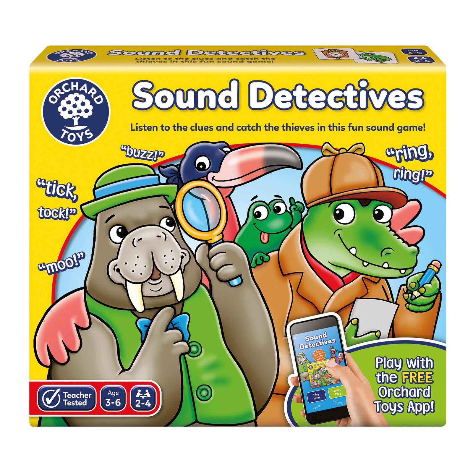 Orchard Toys 078 Sound Detectives Sound Game Family Children Age 3+