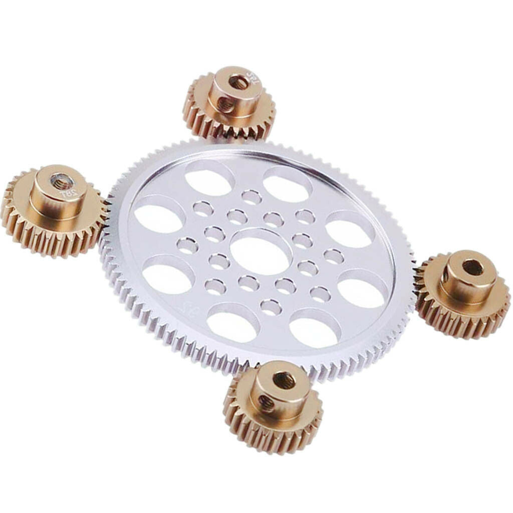 RC 48P Pinions Motor Gears 24 T Teeth Kit for Sakura D3 XI Zero S 1:10 RC  Car