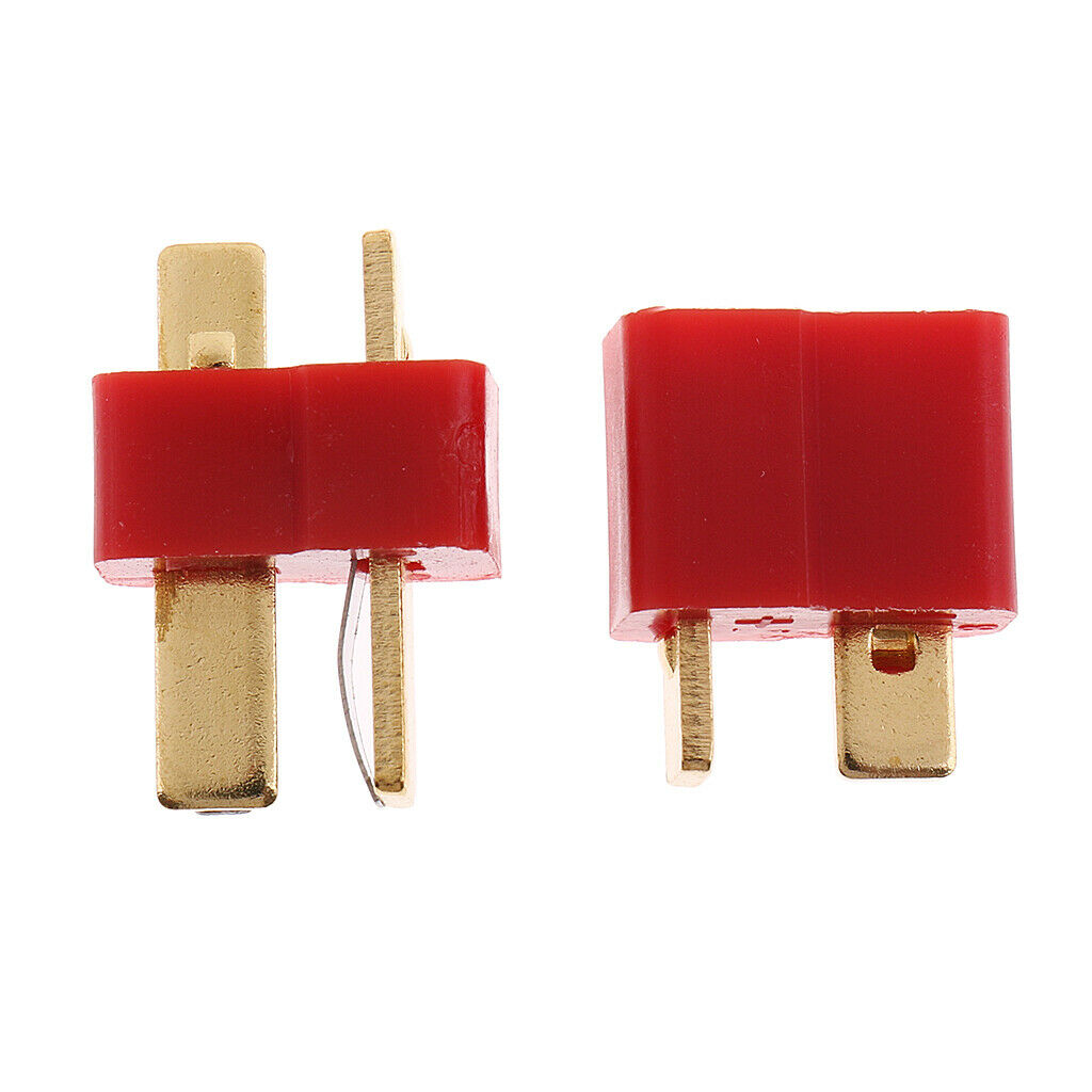 10 Pairs T Plug Connectors Male Female for RC LiPo Battery ESC