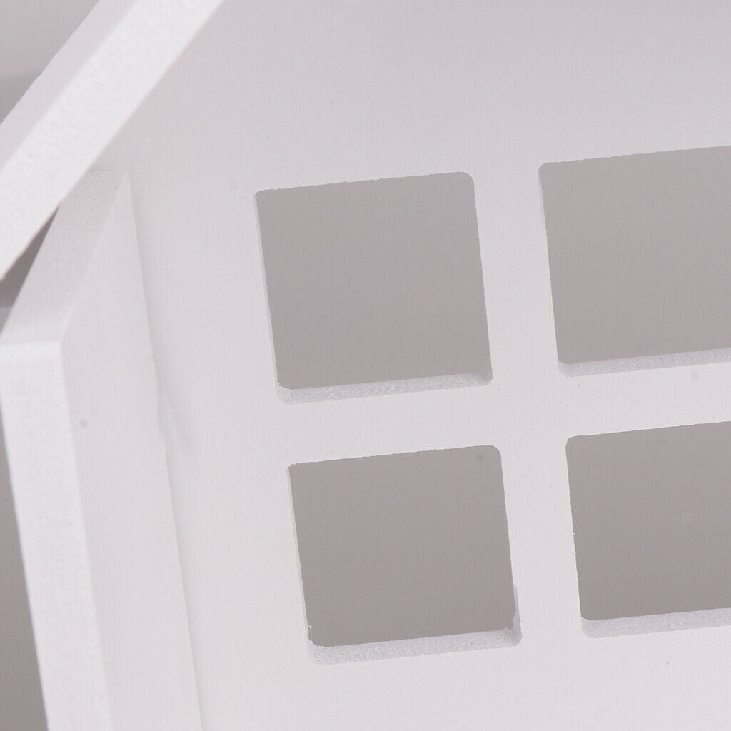 Floating Shelf PVC Shelves Storage Organiser Rack for Livingroom Bedroom White