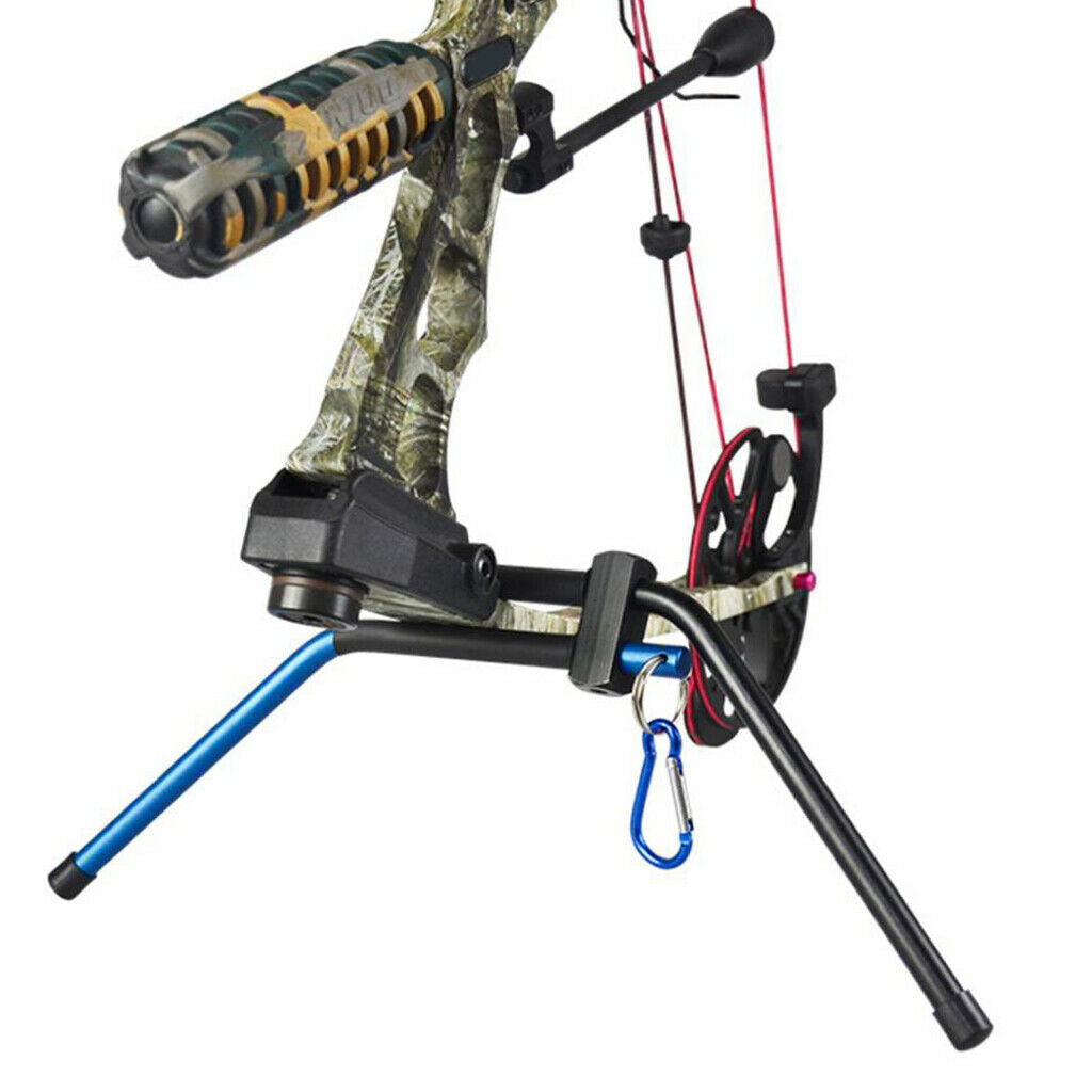 Detachable Compound Bow Stand Holder Rack Support Archery Accessories Blue