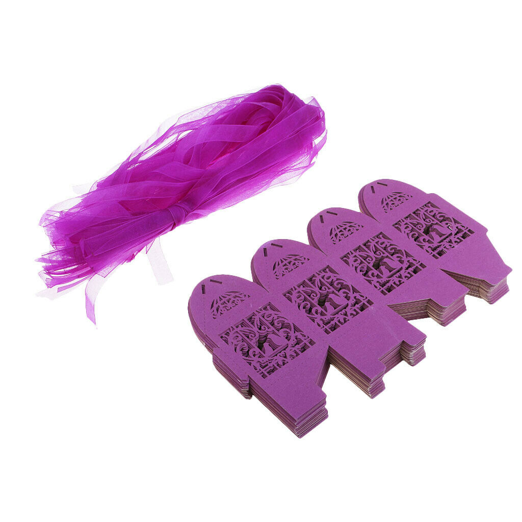Hollow Bird Love Heart Candy Boxes Sweets Wedding Gifts Boxes with Ribbon B
