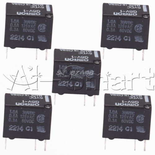1Pcs 5V Relay G5V-1-5VDC Signal Relay 6 PINs for Omron Relay AS