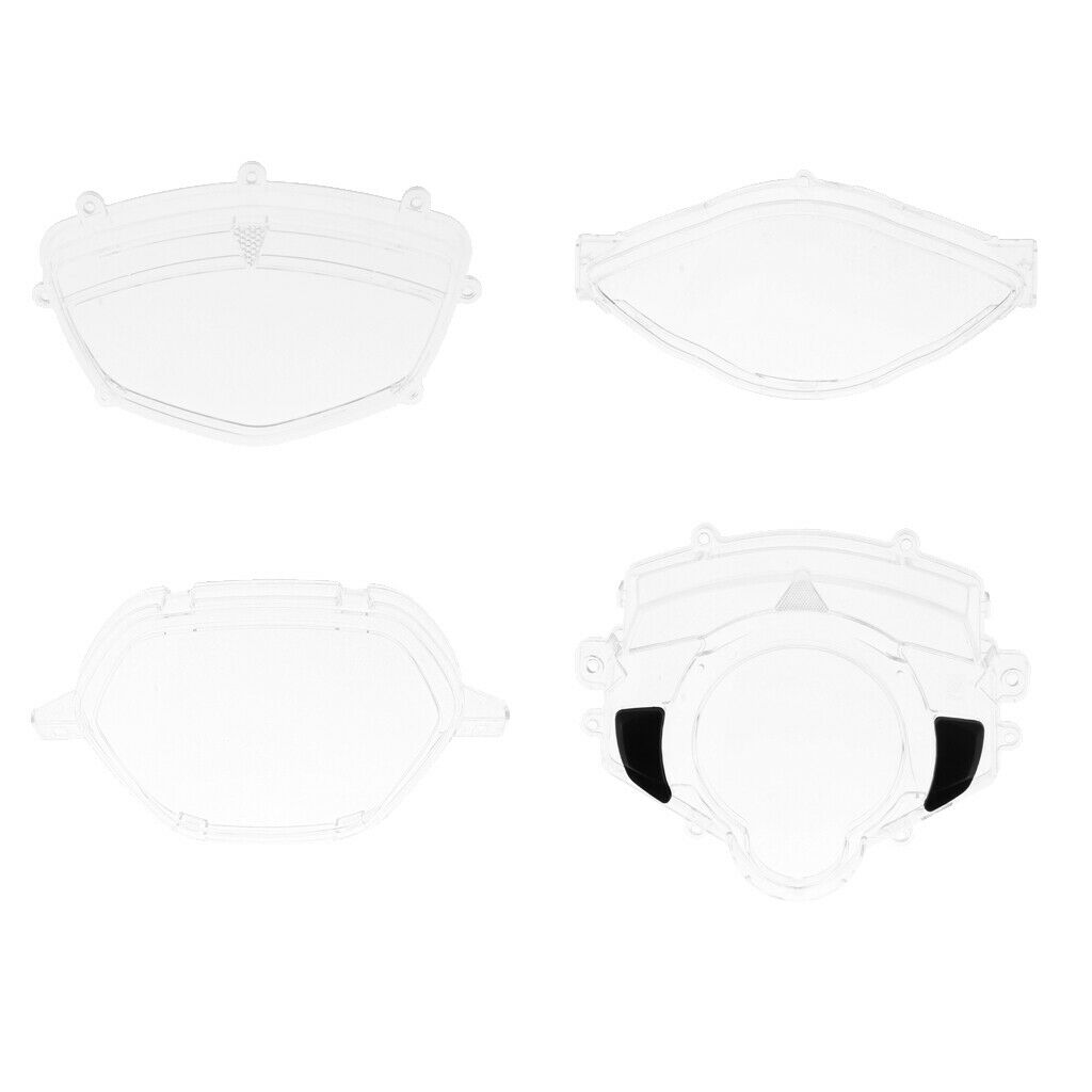 Motorbike Cluster Gauge Clear Cover Lens Protective ABS for Yamaha LC 135