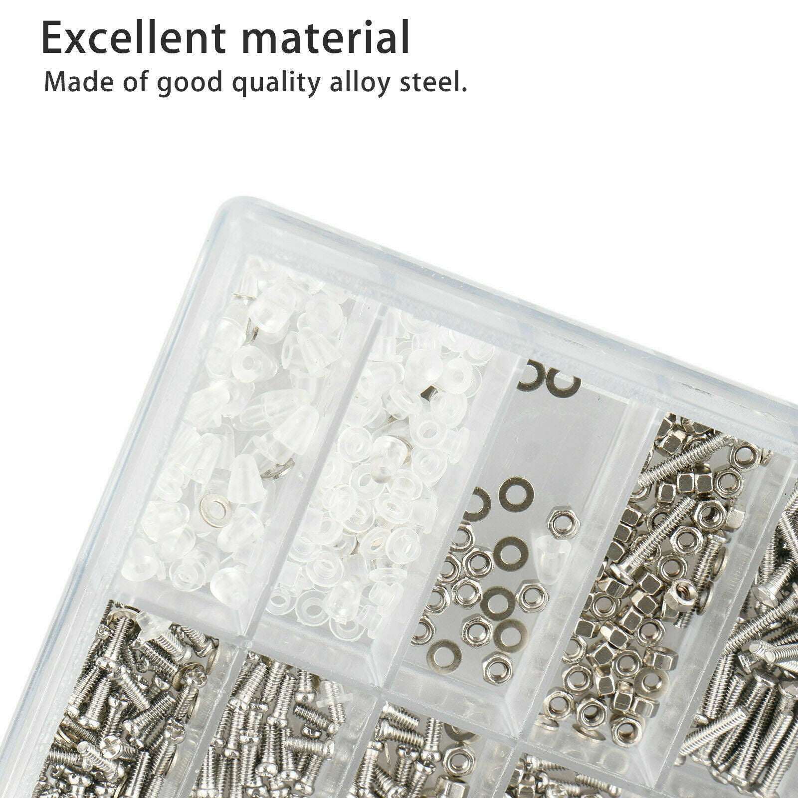 1000Pcs Micro Eyeglass Sunglass Spectacles Tiny Watch Repair Tool Screws Kit