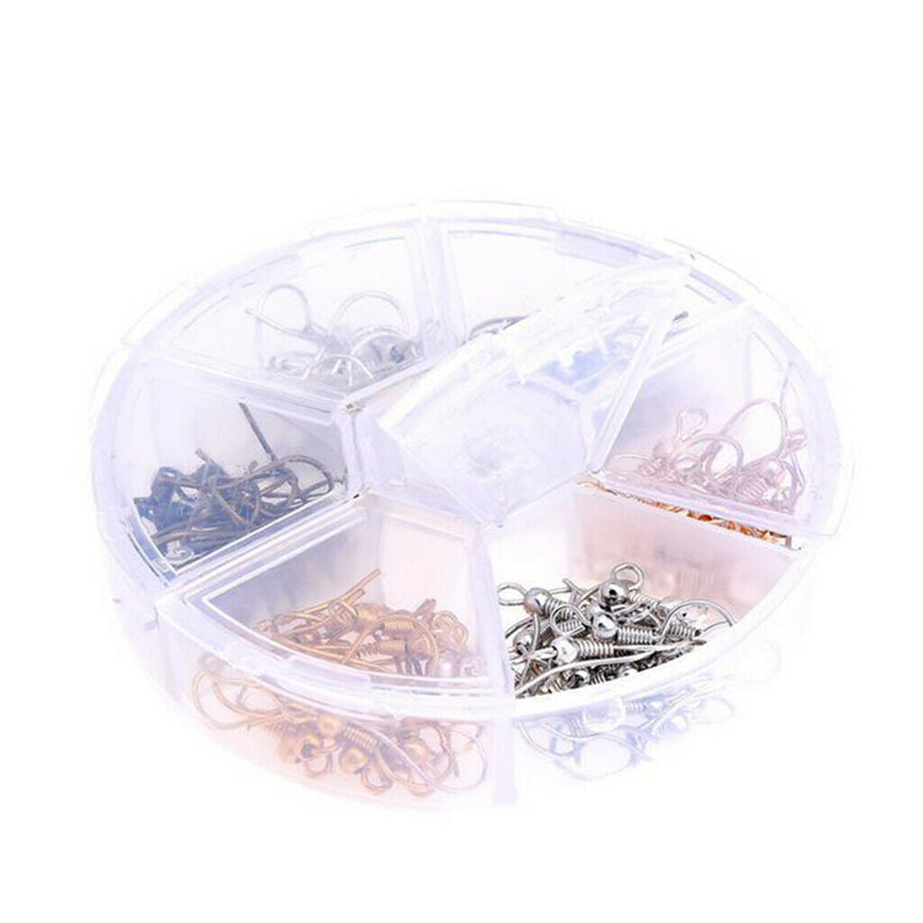 Wholesale 120x Metal Earring Hook Spool Ear Thread