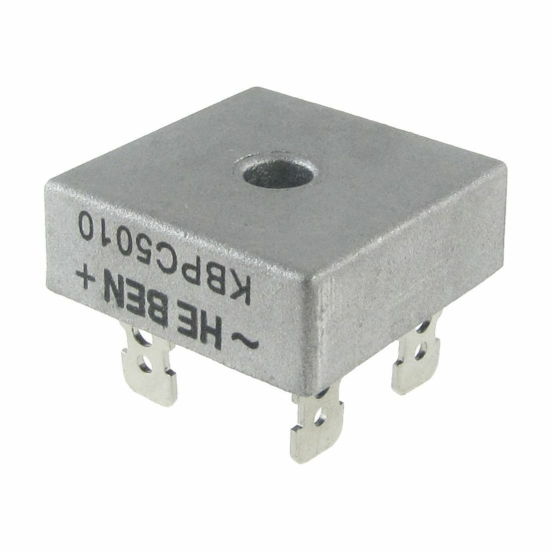 Bridge Rectifier 1ph 50A 1000V 50 Amp Metal Case - 1000 volt 50A Diode 4pcs