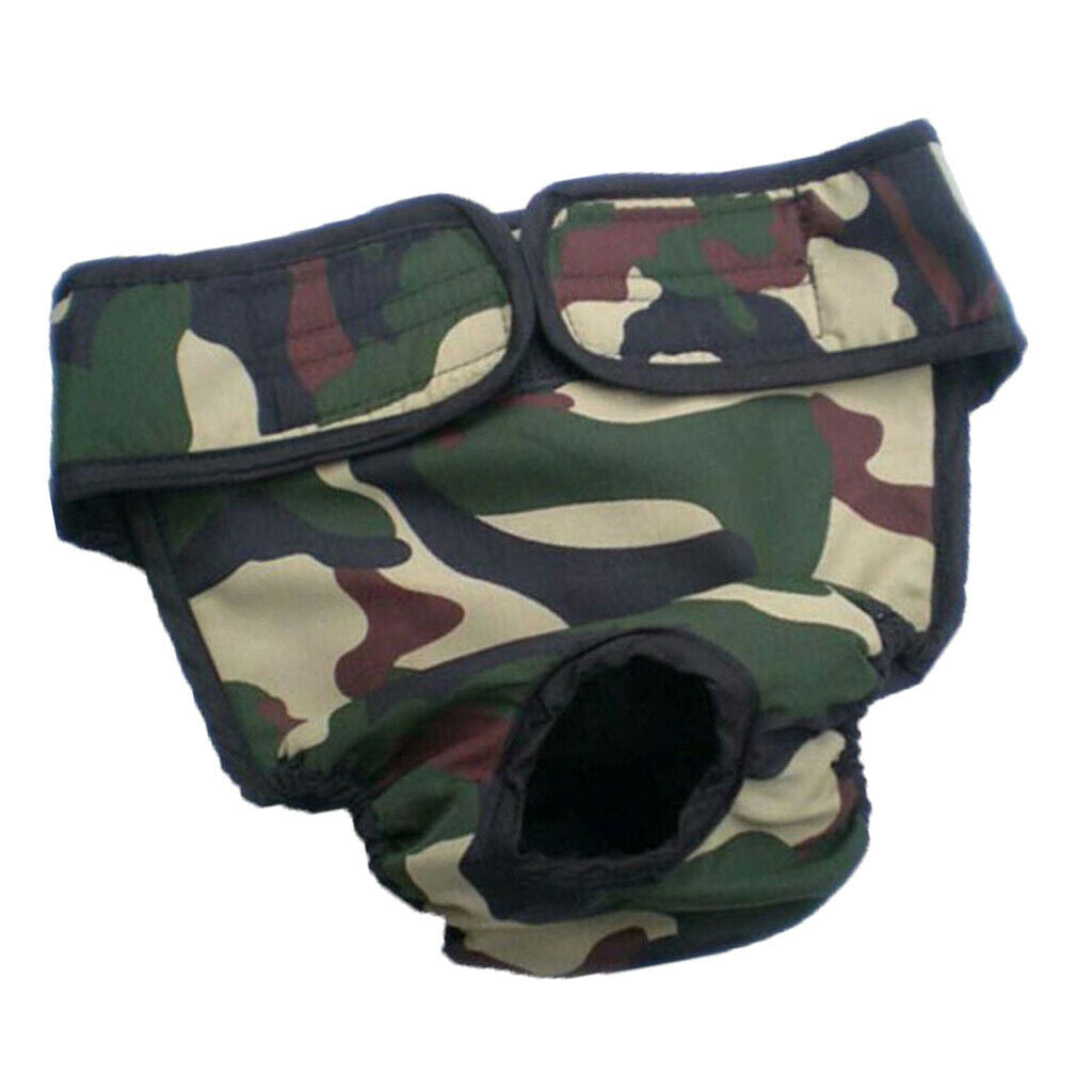 4 Pieces Pet Dog Safe Physical Pant Female Dog Sanitary Nappy Diaper, Black and