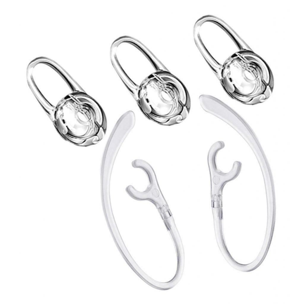 3Pc Earbuds Tips Silicone Earbud Cases w/2pc Ear-hook for Plantronics M165