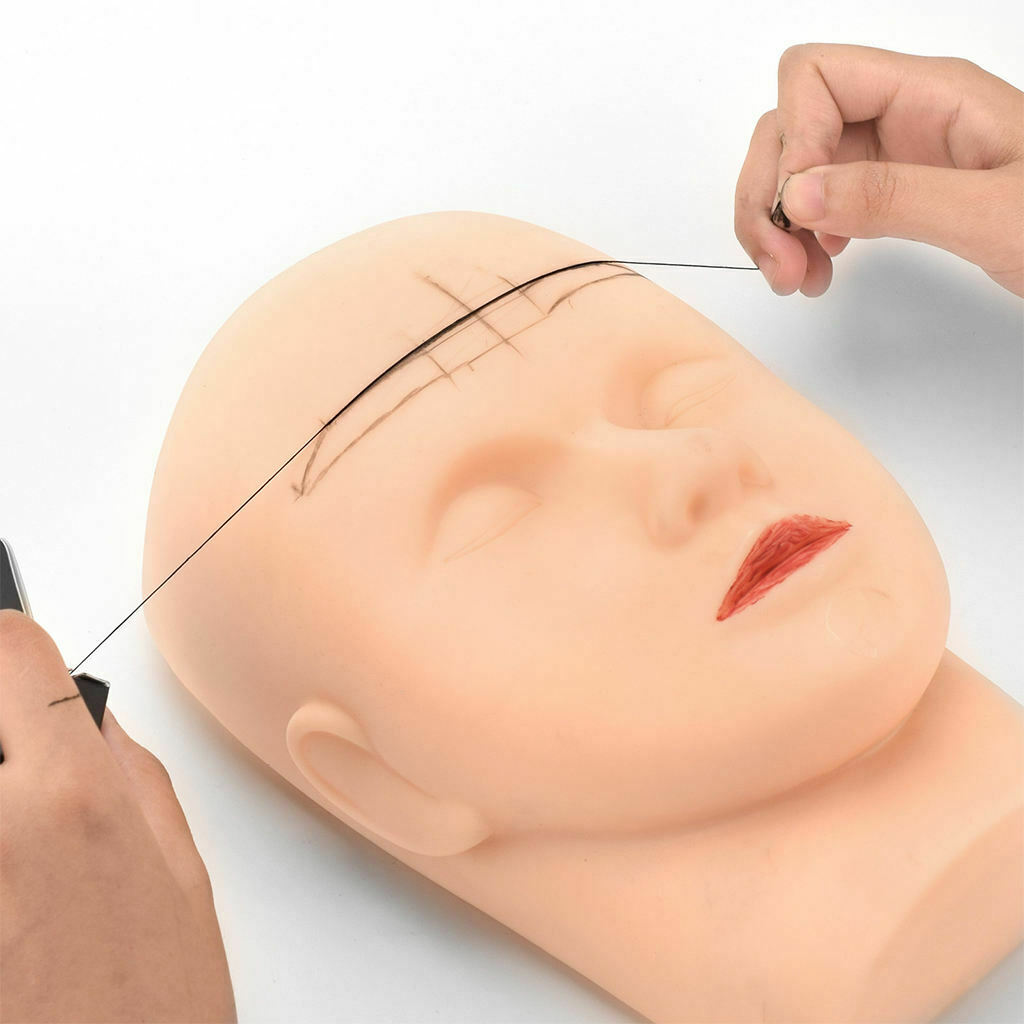 10M Positioning Line Eyebrow Ruler Tool with Ink Eyebrow Mapping Mark Line