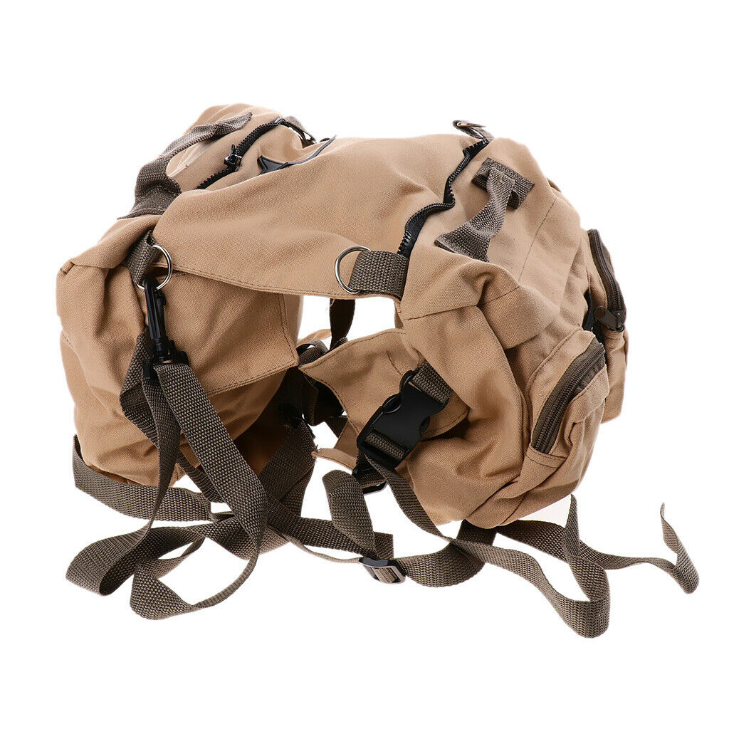 Dog Pack Hound Outdoor Travel Camping Hiking Backpack Saddle Bag Rucksack