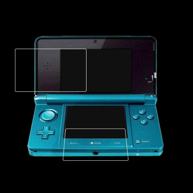 Clear Film Top+Bottom LCD Screen Protector For New 3DSLL/XL Console