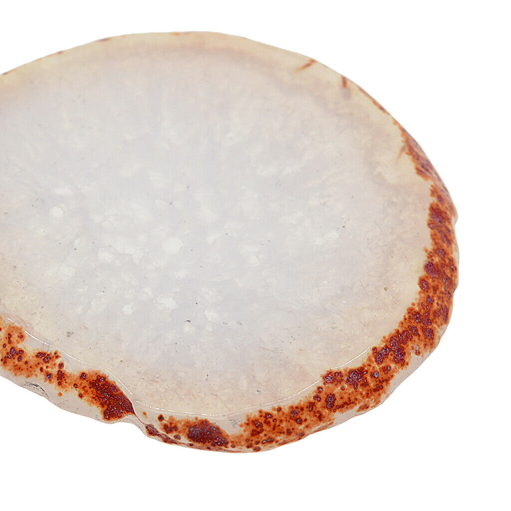3x Agate Slices Polished Crystal Quartz Stone Pendant Charms Crafts Mix 6#