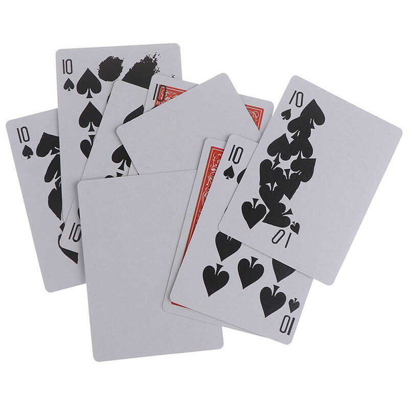 Magic Tricks Props Fast Printing Gimmick Cards Stage Close up illusion MY.l8