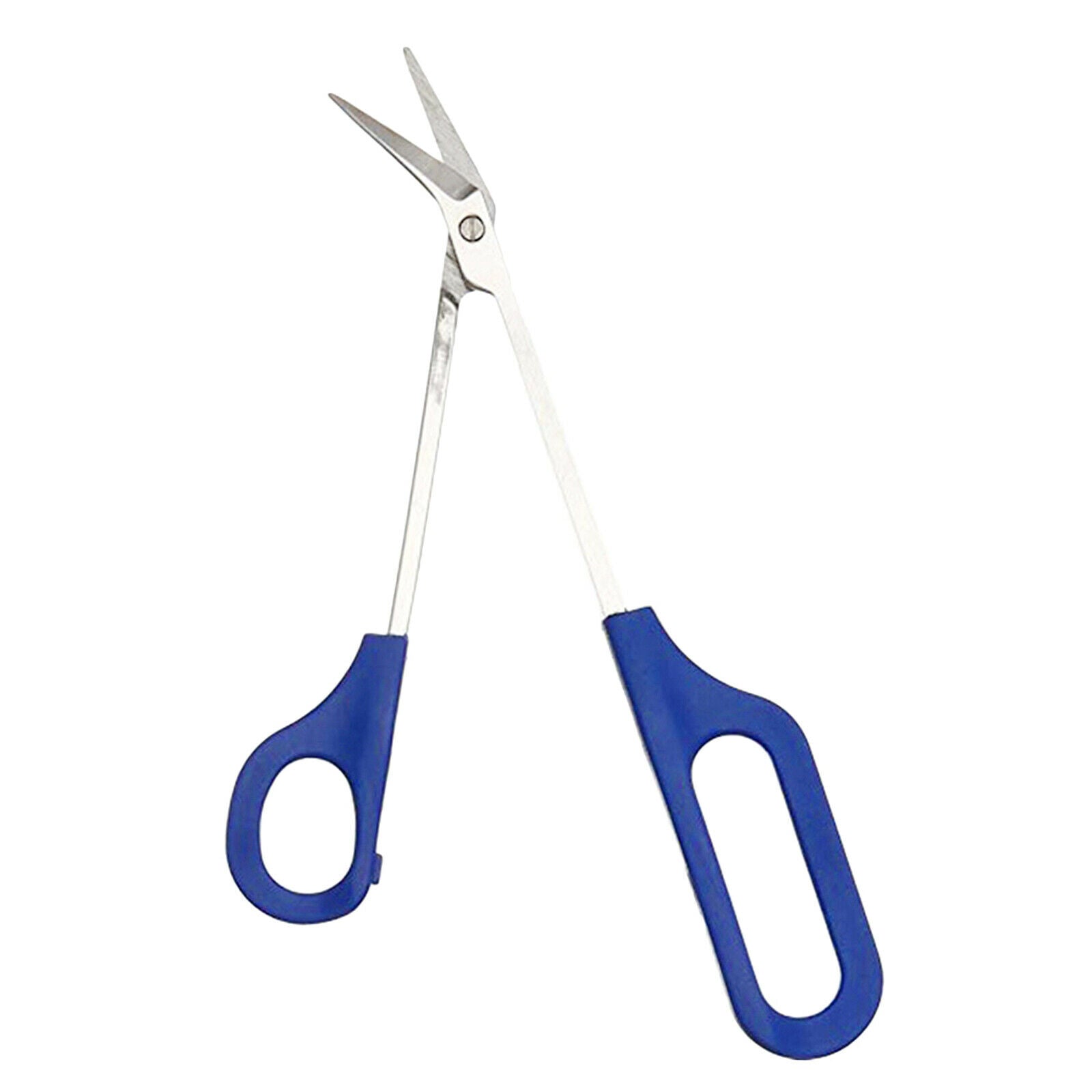 Toe Nail Scissors Clippers Extra Long Reach Handle Pedicure Product Blue