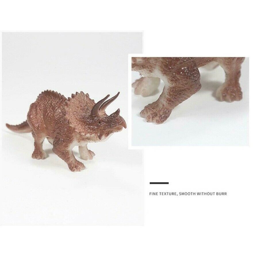 6x Large-sized Dinosaur Set Jurassic Animal Action Figures Kids Toys N