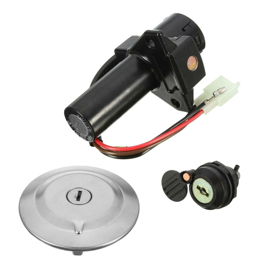 Ignition Switch Fuel Cap Seat Lock Set For 2002-2013 Yamaha YBR125