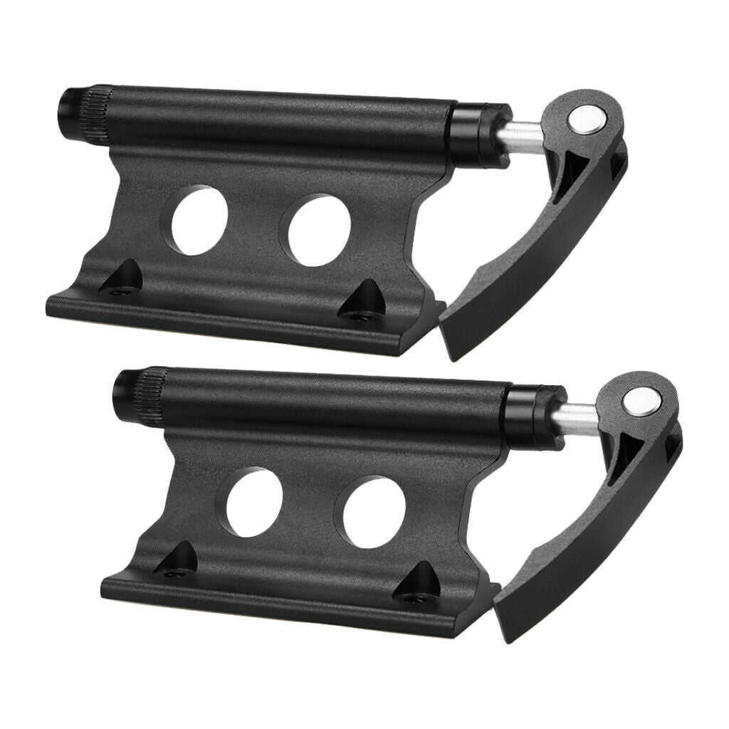 2 Pieces Car Roof Bike Rack Quick Release Vehicles Holder Transport Lock