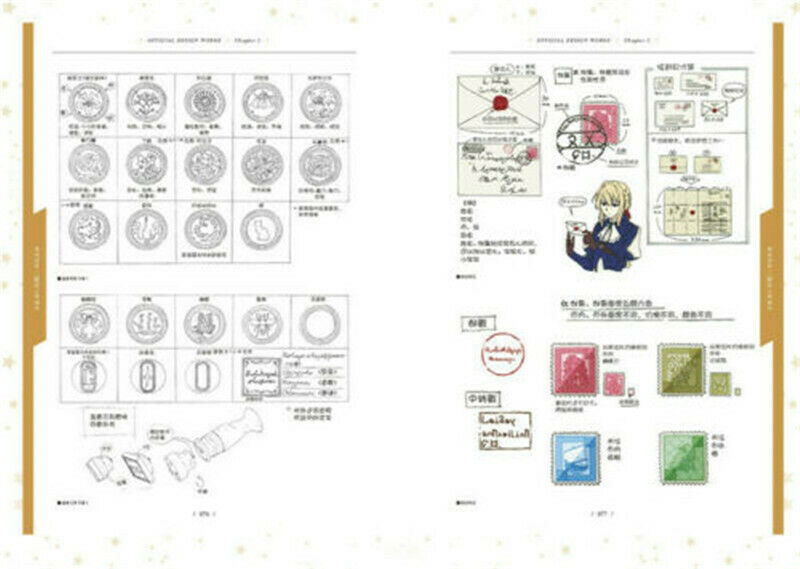Anime Violet Evergarden Design Works Art Book Collection Album Setting Fans Gift