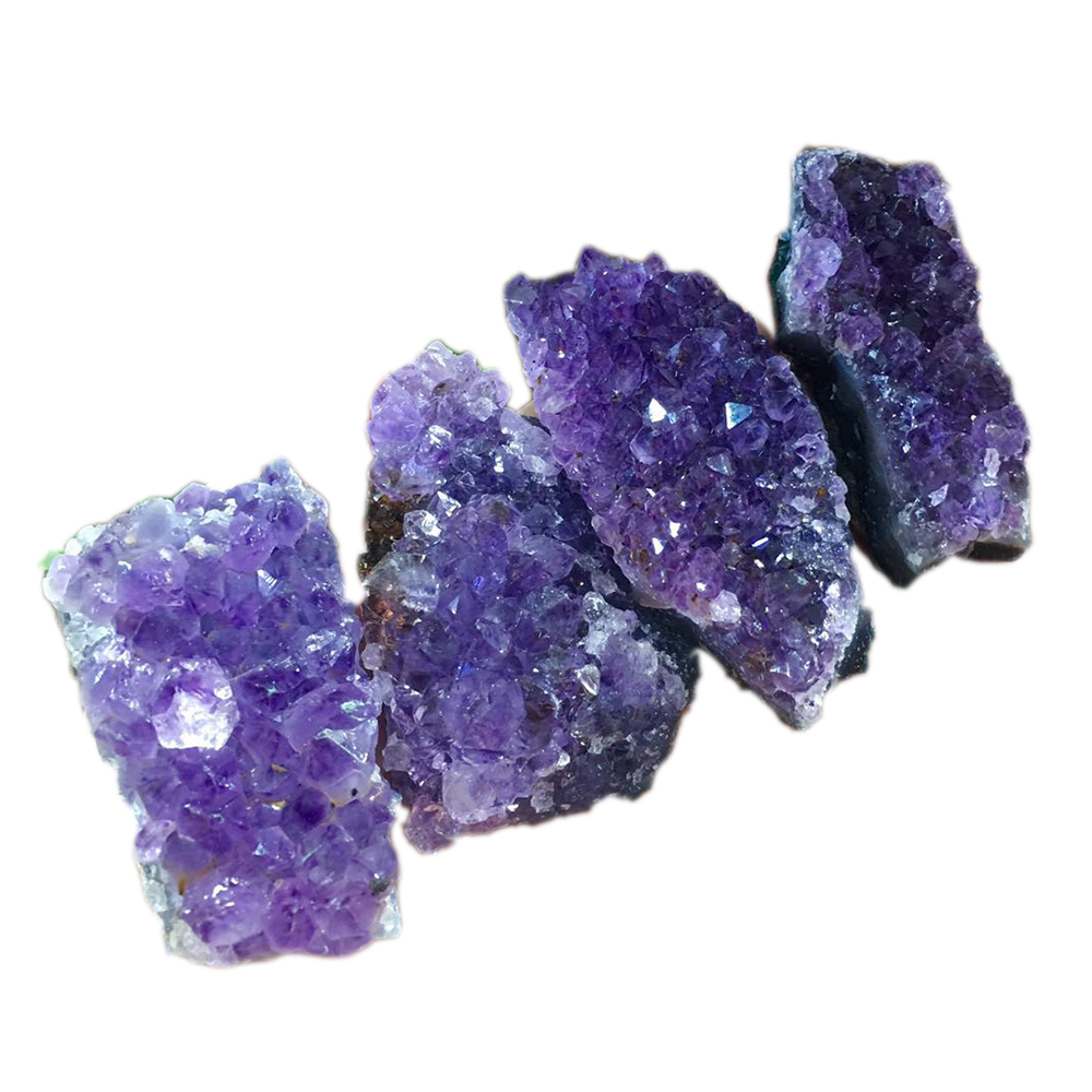 1KG Natural Amethyst Quartz Geode Druzy Crystal Cluster Healing Specimen Decor