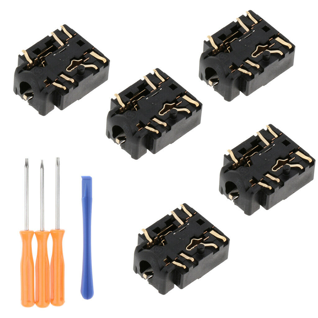 5pcs Repair 3.5mm Headphone Audio Port for  One Controller Replace
