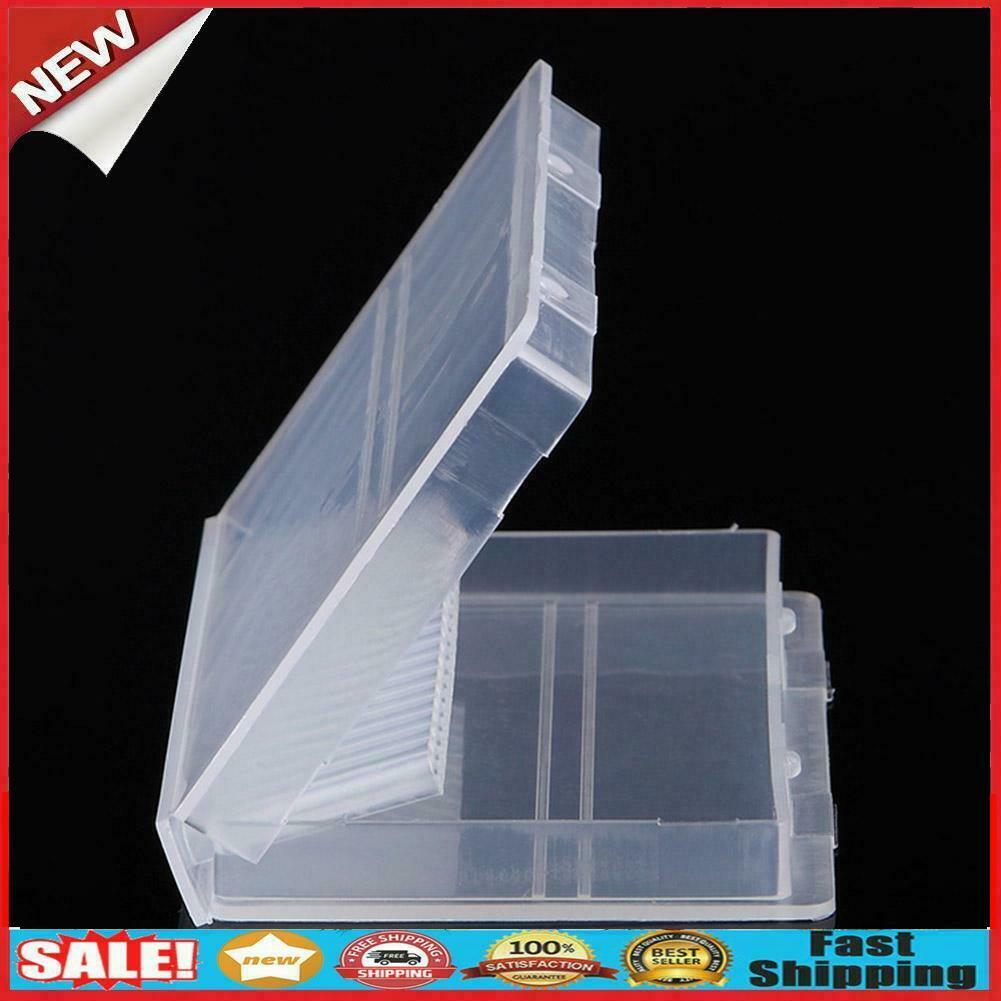 Nail Art 20 Holes Slots Drill Bit Holder Display Grinding Heads Storage Box @