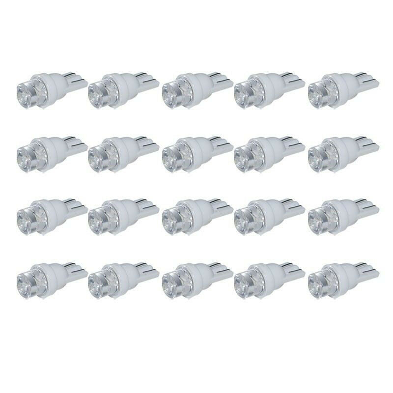 20PCS T10 Car Wedge Side light White LED 194 168 SMD W5W Auto Bulb lamp DC 12V