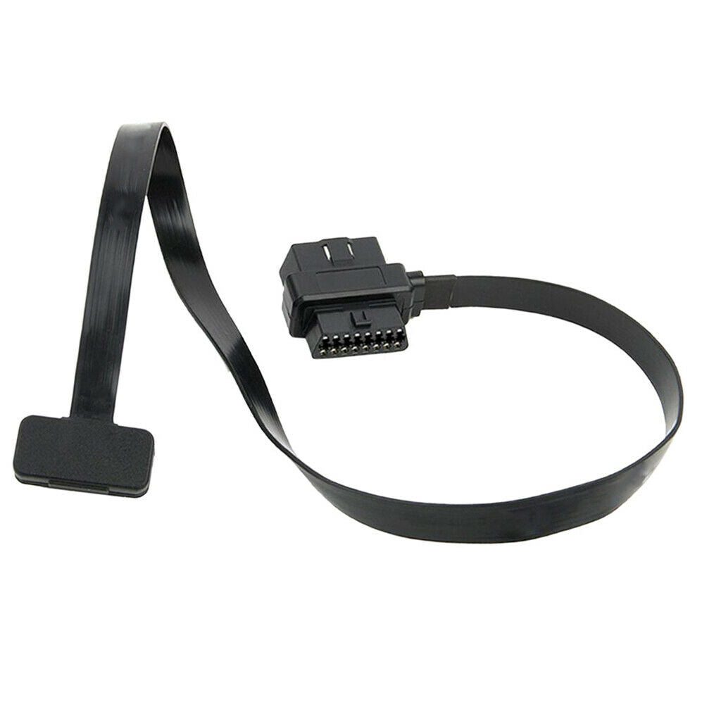 2pc ODB II ODB2 16 Pin Splitter 1x Male To 2x Female Extension Cable Adapter