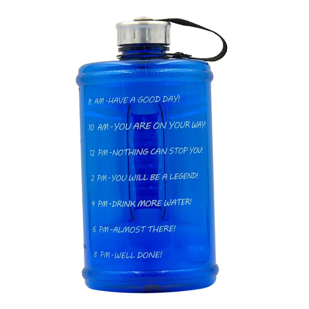 2x Water Bottle Reusable Drinking Jug Outdoor Biking Gym Camping 73 oz