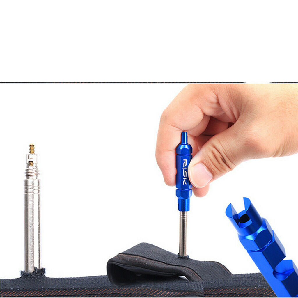 2Pcs Bike Tire Tube Valve Core Remove Remover for Schrader Presta Extender