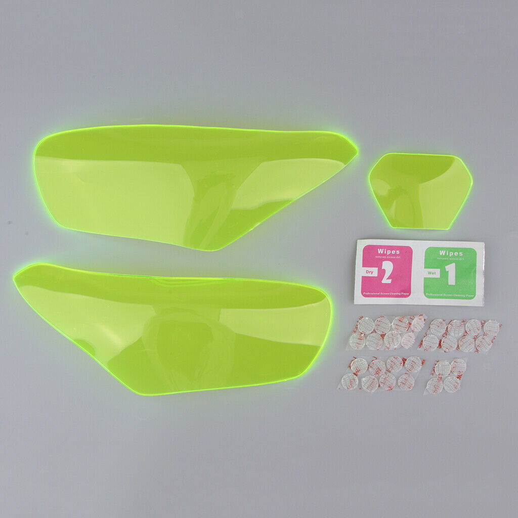 Yellow Front Headlight Lens Protection Screen