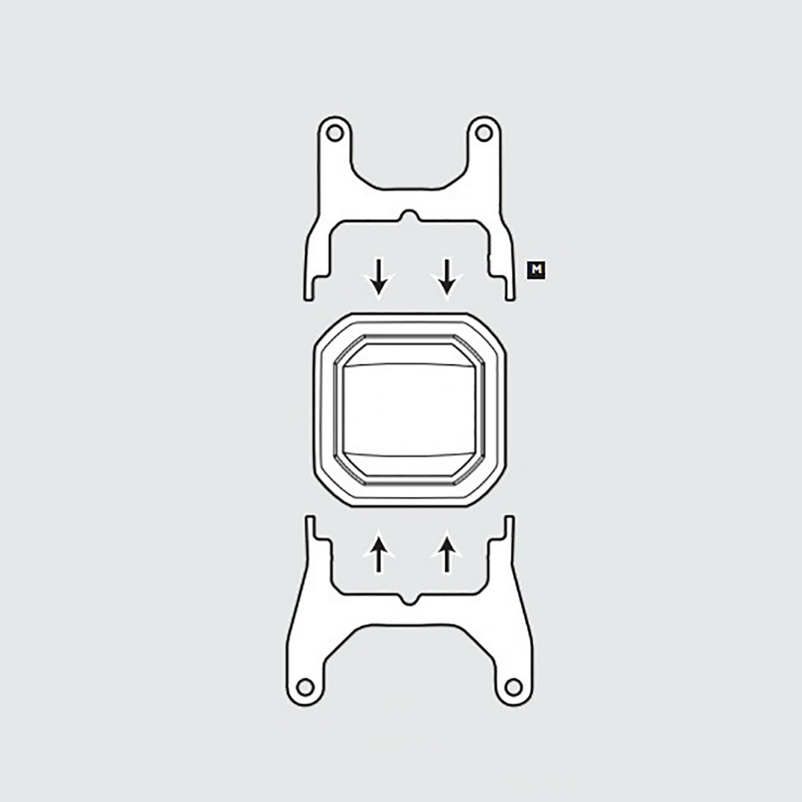 For Corsair Hydro Series H60 H100i H115i H150i Metal Buckle Mounting Bracket