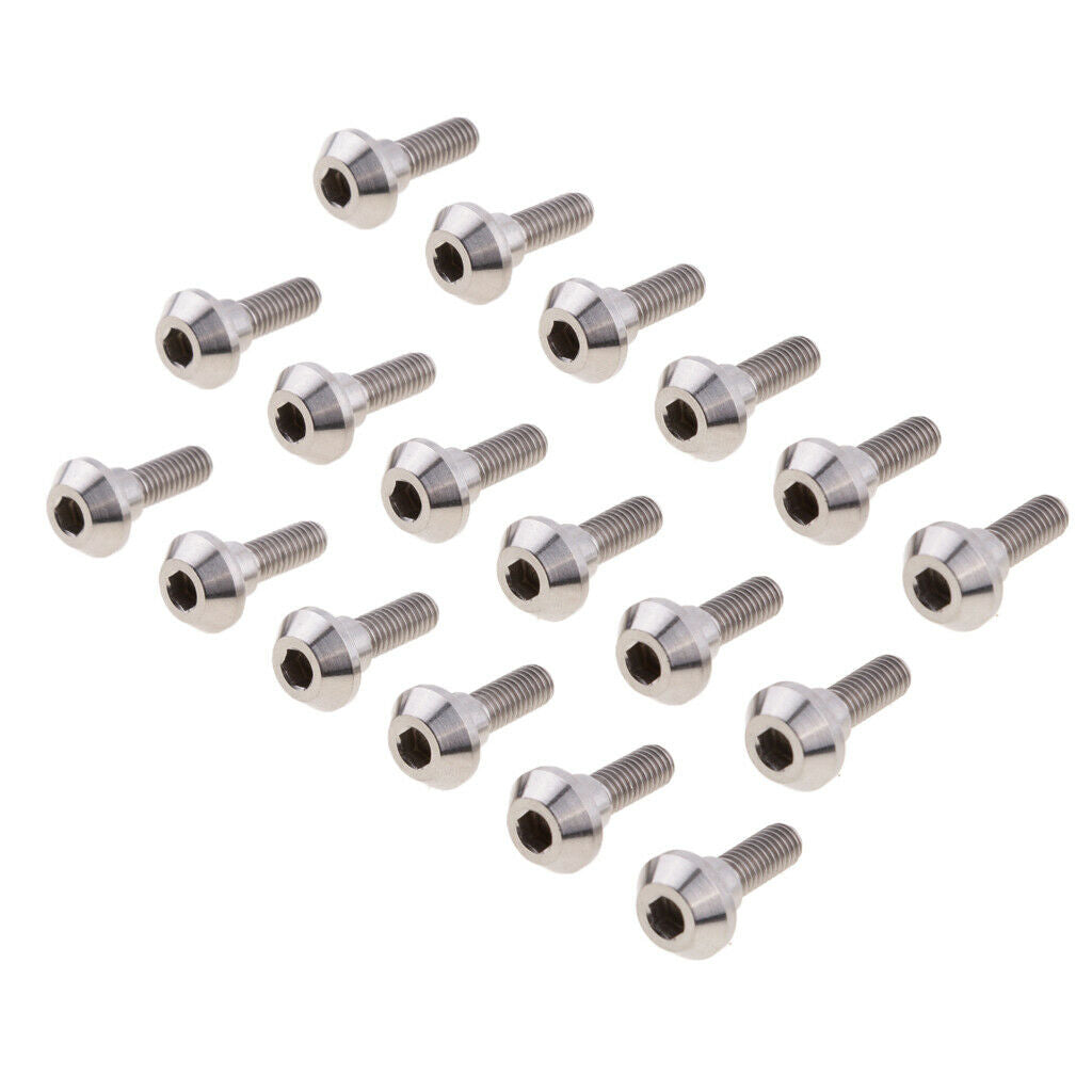 18x M6 x 20mm Titanium Disc Brake Rotor Bolts for Suzuki GSXR Yamaha R1 R6