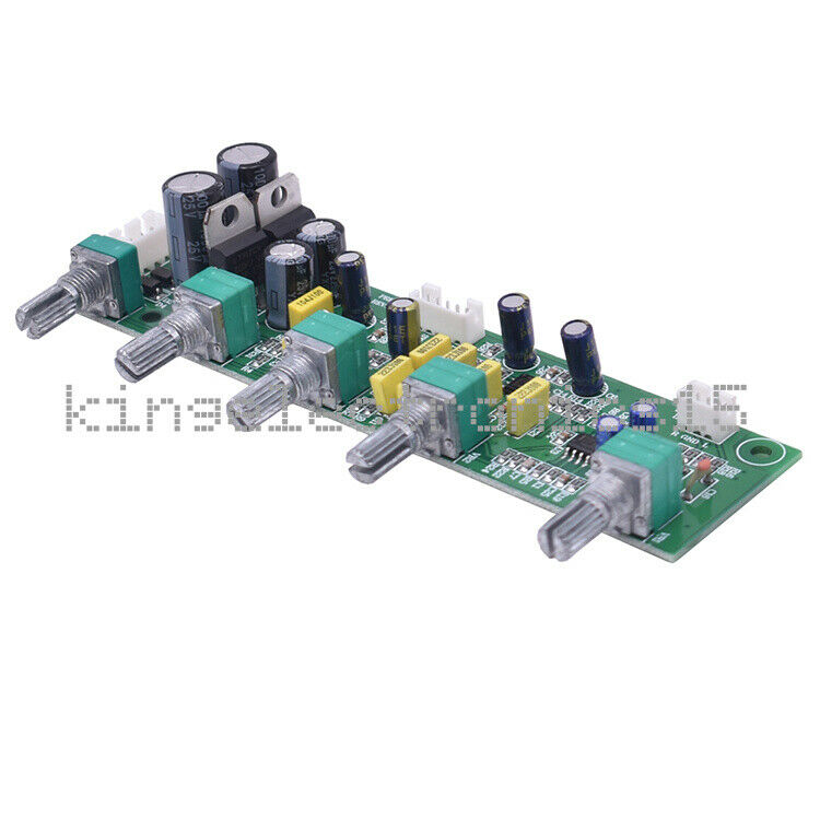 1PCS Subwoofer Preamplifier Board NE5532 HiFi 2.1 Preamp Tone Board Treble Bass