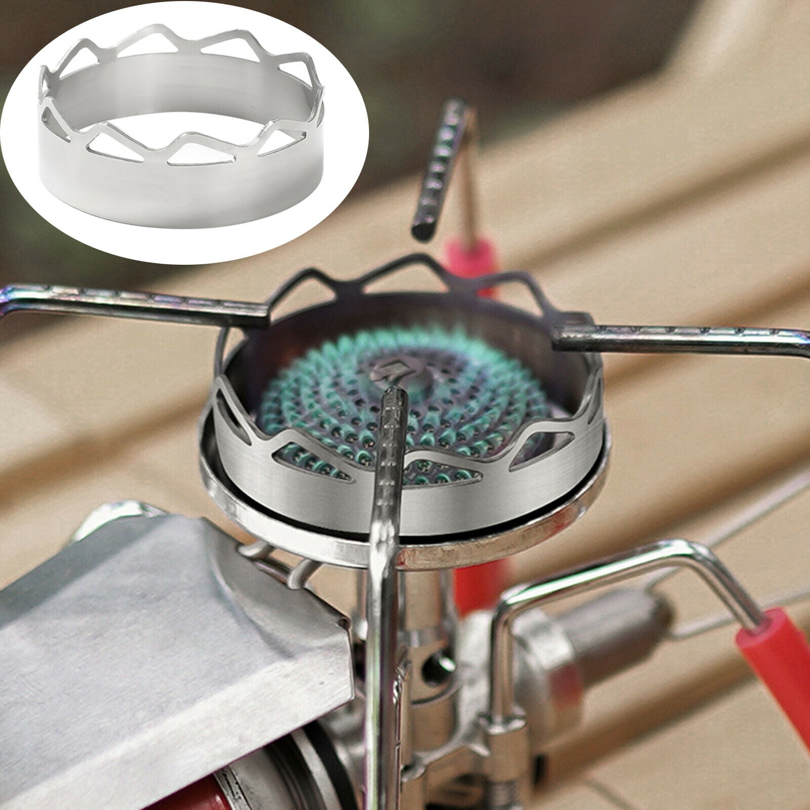 1Pc Gas Stove Windproof Disk Energy Saving Cover Windshield Easy to Install