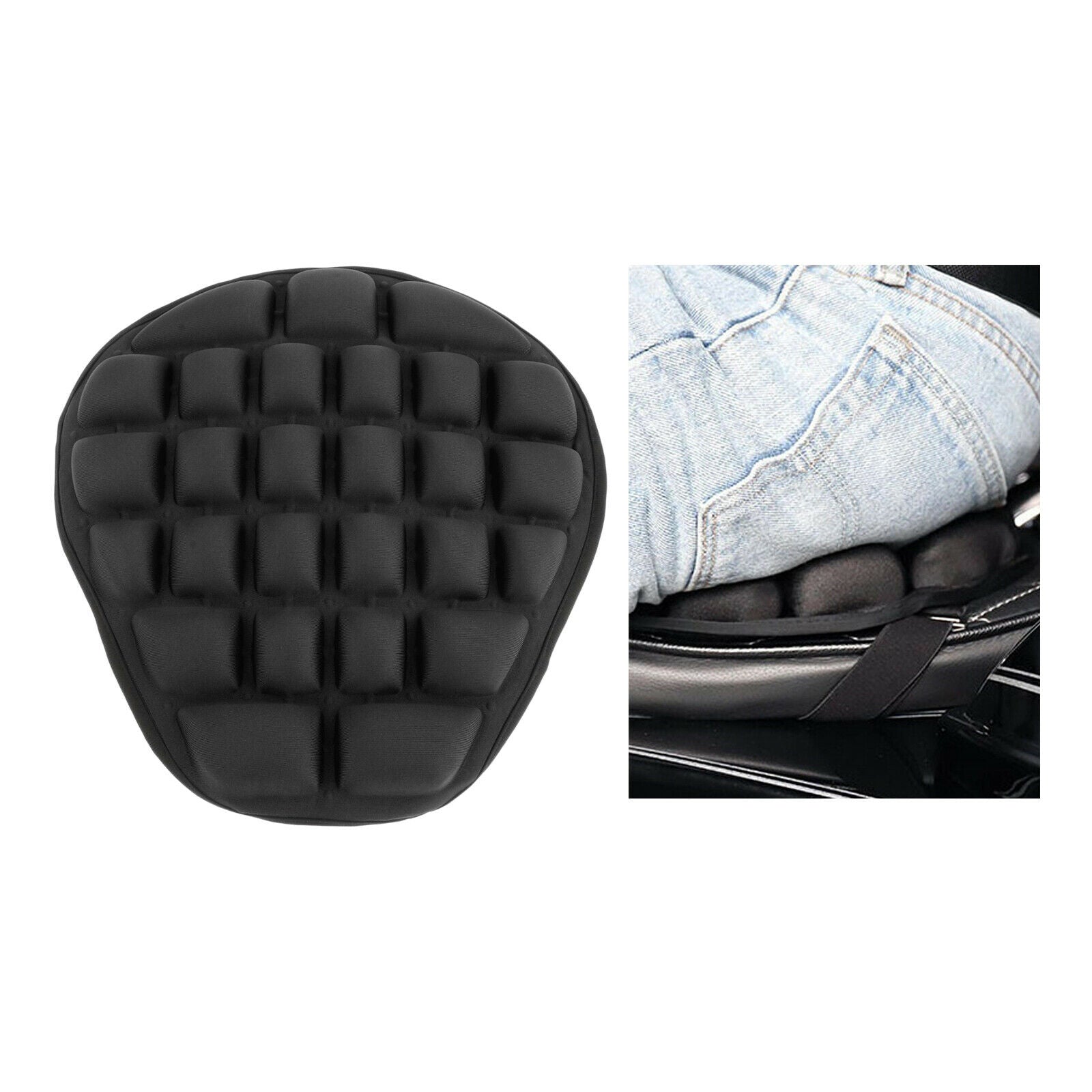 2 Pcs TPU Air Motorcycle Seat Cushion for Saddles Sport Professional Riders