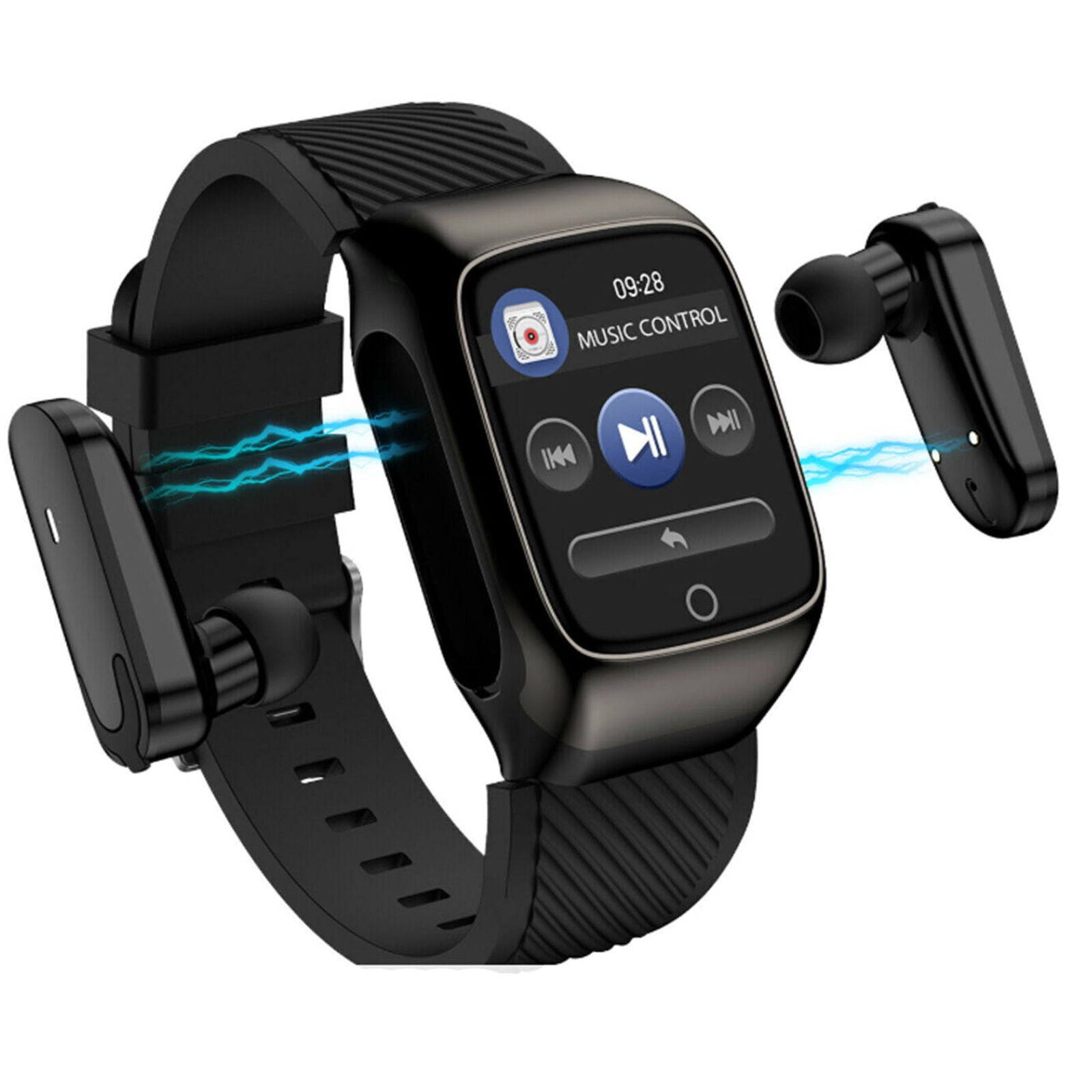 Smart Watch Earphones 2 in 1 Earbuds Wireless Bluetooth Headphones Wristband