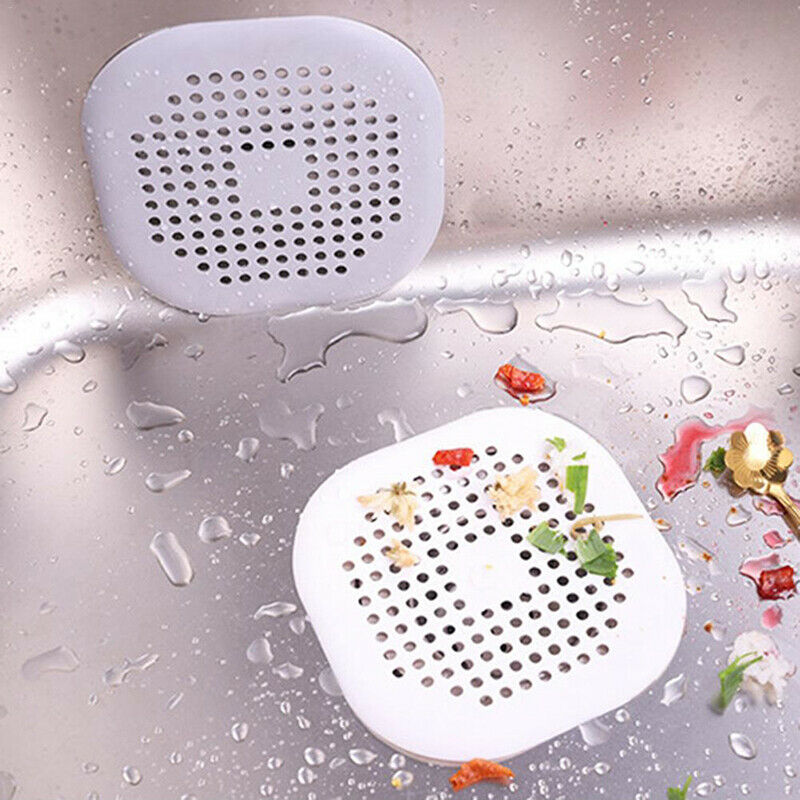 1PC Shower Drain Silicone Kichen Sink Drain Hair Stopper Catcher Filter B.l8