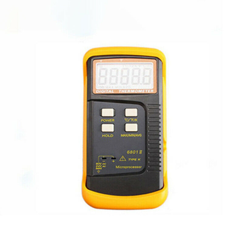 6802 Ii Digital Dual-Channel K-Sensor Thermocouple Thermometer Probe Tool