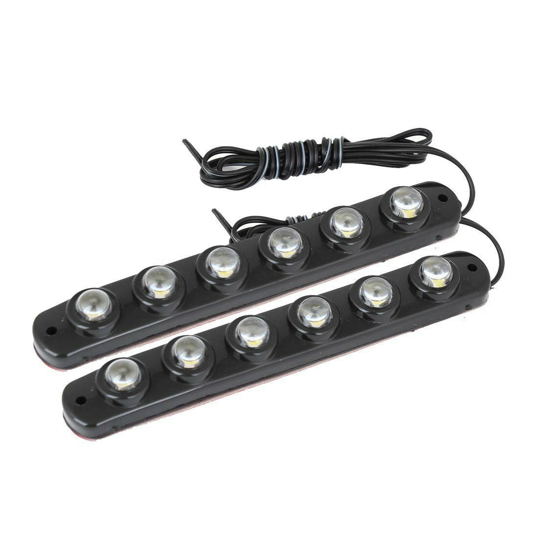 2Pcs 6 LED 12V Hawkey White Driving Fog Lamp DRL Daytime Running Lights For Benz