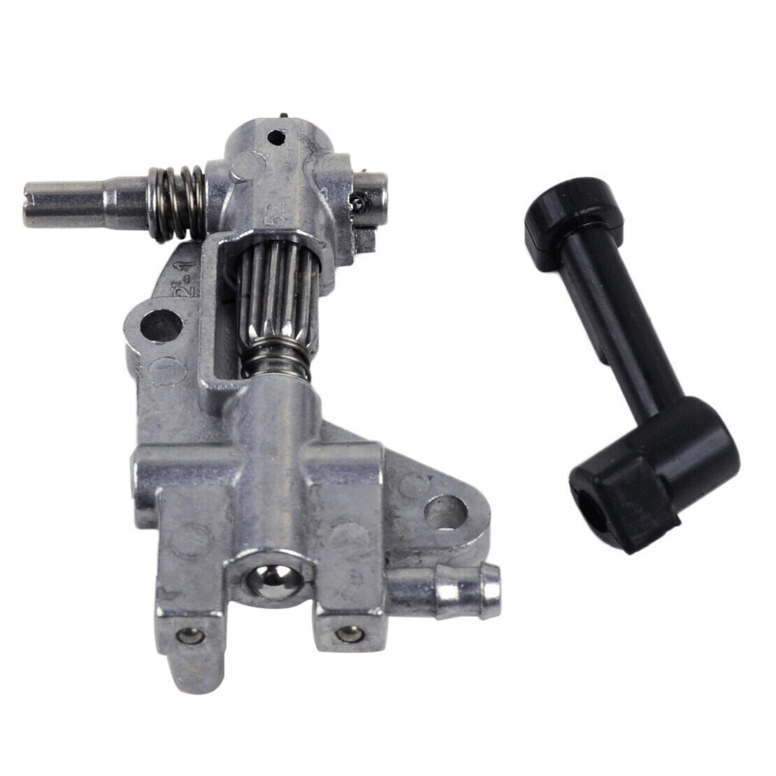 Oil Pump & Cover w/Pipe And Worm Fit For Chinese 4500 5200 45cc 52cc Chainsaw An